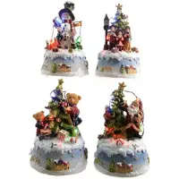 Lumineo Led Weihnachtsfiguren 10X9X15,5Cm 3Xaa Verschiedene Modelle