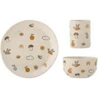 Bloomingville Blooming Ville Mini Agnes Geschirr | Weiß | Steinzeug | 82060925