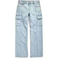 G-Star Judee Cargo Denim Jeans Sun Faded Piscina Blue Größe: W31L32 | Cargohosen Outlet | Damen | Blau