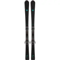 Völkl - Ski Set inkl. Bdg. - Pistenski - Flair 76 LTD + FDT TP 10 2026 für Damen - Größe 161 cm - Navy blau