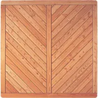 Tetzner & Jentzsch T&J Sichtschutzzaun ESBJERG Lärche Sichtschutz Lamellenzaun, 180x180 cm