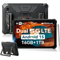 Blackview Active 12 Pro (Tablette Robuste 5G - Ecran 11" - 1 To, 16 Go RAM - 30 000 mAh) Noir