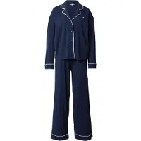 Tommy Hilfiger Pyjama UW0UW06142 Dunkelblau Relaxed Fit