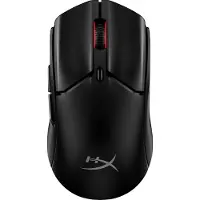 HyperX Pulsefire Haste 2 – Wireless-Gaming-Maus (Schwarz), Beidhändig, Optisch, RF Wireless + Bluetooth + USB Type-A, 26000 DPI, Schwarz