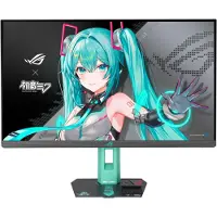 Asus 27" ROG Strix XG27ACMEG-G Hatsune Miku Edition - 2560x1440 (QHD) - 260Hz - IPS - 15W USB-C
