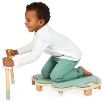 Janod Sweet Cocoon - Kinder-Skateboard - Holz Gleichgewichtsbrett