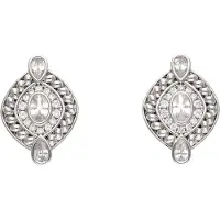 NAEMI Women Earrings in Silver White | Gr.: onesize