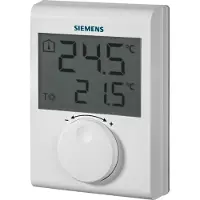 Siemens Room Temperature Controller-White, RDH10