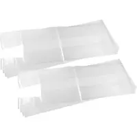 VHBW 10x Entsorgungsbeutel Ersatz für Dustcontrol 42702 für Staubsauger - 40cm x 28cm farblos