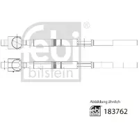 FEBI BILSTEIN Axialgelenk, Spurstange 183762