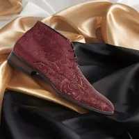 Lureaux Red Paisley Panther High - - Schöne bunte Schuhe - Einzigartiger Druck - Herren