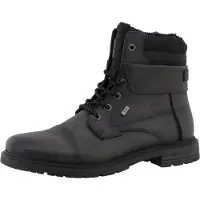 Tom Tailor Winterboots , Herren, Gr. 42, grau (dunkelgrau), Lederimitat, Schuhe Winterboots, mit Tex-Ausstattung