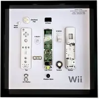 Usorteret - Retro Art Nintendo Wii Remote Controller Display - Bild