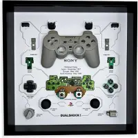 Usorteret - Retro Art Sony PS1 Dual Shock 1 Controller Display - Bild