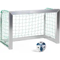 Sport-Thieme Mini-Fußballtor vollverschweißt, Inkl. Netz, blau (MW 4,5 cm), 2,40x1,60 m, Tortiefe 1,00 m