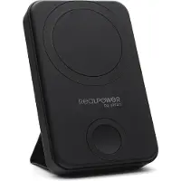 RealPower 444408, 10000 mAh, Kabelloses Aufladen, Schwarz
