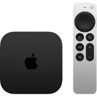 Apple TV 4K, , A15, 128 GB, AVC, H.264, HEVC, M4V, MP4, MPEG4, AAC, AC3, AIFF, EAC3, FLAC, HE-AAC, MP3, MP3 VBR, WAV, GIF, HEIF, JPEG, TIFF