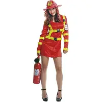 My Other Me Fun Company Feuerwehrfrau Kostüm