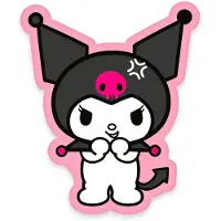 Herding : Animation: Hello Kitty - Kuromi Pillow (Pink) 100% Polyester