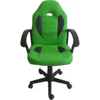 HTI Schreibtischstuhl Junior höhenverstellbar ergonomischer Drehstuhl Grün