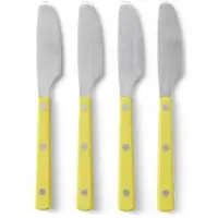 HK Living - 70's Buttermesser, lemon (4er-Set)