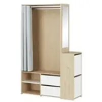 Möbel Kraft Kompaktgarderobe ¦ holzfarben ¦ Maße (cm): B: 128,1 H: 197,5 T: 40.25