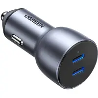 UGREEN Autoladegerät Cd213, 2X Usb-C, 36W (Grau)