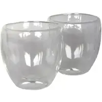 COFI Zellerfeld Trendmax 2er Set Teegläser Thermoglas Kaffeegläser Doppelwand 250ml