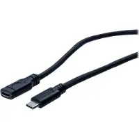 Exertis Connect USB 3.1 Gen 1 Verlängerungskabel Type-C(TM) Stecker auf Type-C(TM) Buchse, 1,0 m USB-Verlängerungska