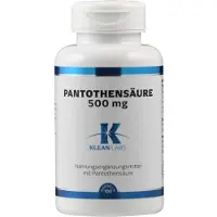 Supplementa GmbH PANTOTHENSÄURE B5 500 mg KLEAN LABS Kapseln 60 g