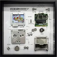 GRC - Retro Art Nintendo Gameboy SP Console Display - Bild