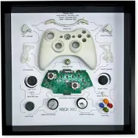 Usorteret - Retro Art Microsoft Xbox 360 Wireless Controller Display - Bild