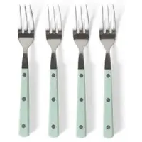 HK Living - 70's Dessertgabel, mint (4er-Set)