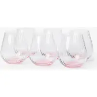 Sissy-Boy Wassergläser Mit Rillenmuster - Rosa