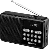 Sandberg 421-18, Tragbar, Analog, FM, 87,5 - 108 MHz, 5 W, 3,5 mm