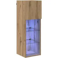 vidaXL Wandmontierter TV-Schrank 30,5 x 30 x 90 cm Artisan-Eiche