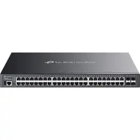 TP-LINK Omada SG5452XMPP, Managed, L3, Gigabit Ethernet (10/100/1000), Power over Ethernet (PoE), Rack-Einbau