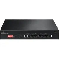 Edimax GS-1008P V2, Gigabit Ethernet (10/100/1000), Vollduplex, Power over Ethernet (PoE)