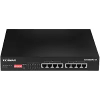 Edimax GS-1008PL V2, Managed, L2, Gigabit Ethernet (10/100/1000), Power over Ethernet (PoE), Rack-Einbau, 1U