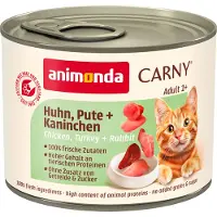 Animonda Carny Carny Adult HUHN, PUTE + KANINCHEN 12 x 200 g