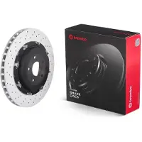 Brembo Bremsscheibe 09.A190.13, hinten, belüftet, hochkarbonisiert, 1 Stück