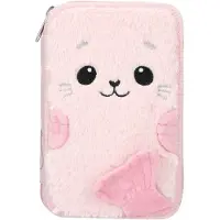 Princess Mimi 0413725, Hartschalenetui für Stifte, Legierter Stahl, Nylon, Polyester, Polyetheretherketon (PEEK), Polyolefin, Gummi, Zink, Pink, Abbildung, Drinnen/Draußen, Junge/Mädchen