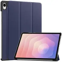 IMoshion Trifold Klapphülle für das Samsung Galaxy Tab S11 - Dunkelblau