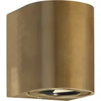 Nordlux Canto 2, Oberfläche, 2 Glühbirne(n), 2700 K, IP44, Messing