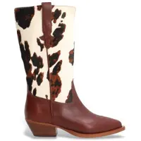 Alpe für Damen. 554674 Braune Westernstiefel aus Leder (36), 3 bis 5 cm, Keine, Lässig