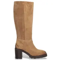 Alpe für Damen. 521811 Brown Valley Lederstiefel (36), Braun, 5 bis 8 cm, Reißverschluss, Lässig