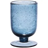 TABLE PASSION Stielglas Gordes Bullé 25 cl blau x6 - Glas