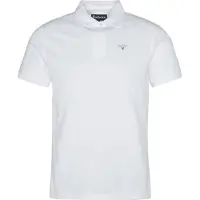 Barbour Poloshirt Original Sports MML0358WH11 Weiß Tailored Fit