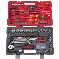 Ks Tools Set di Chiavi a Bussola 1/4 e 1/2 Pollice e Accessori Ultimate