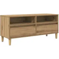 vidaXL TV-Schränk 100 x 34,5 x 44,5 cm Artisan-Eiche Holzwerkstoff